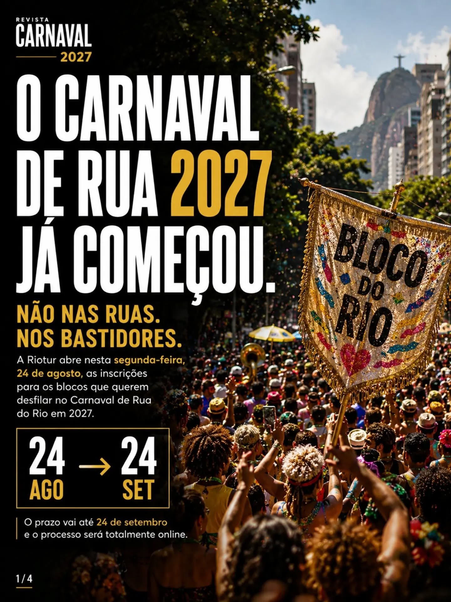 Post do Instagram @revistacarnaval