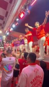 ❤️🤍 SAMBA 15 NA DISPUTA DO SALGUEIRO! 🔥🎶 Mais uma parceria entrou na quadra da Academia do Samba para defender seu samb