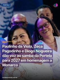 O templo sagrado do samba se uniu em uma só voz para eternizar a memória de um dos seus maiores baluartes. A Portela re