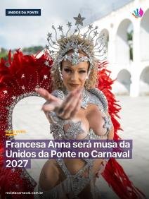 O samba não conhece fronteiras e a Unidos da Ponte acaba de ganhar um reforço internacional de peso para o seu próximo d