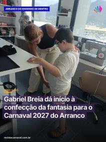 A preparação do Arranco do Engenho de Dentro para o próximo desfile já começou e promete encantar a Marquês de Sapucaí.