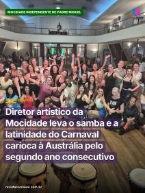 A força da verde e branca rompe fronteiras e leva a essência do nosso Carnaval para o outro lado do planeta. Durante du