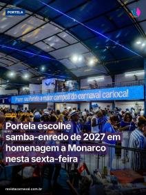 O templo do samba se veste de azul e branco para coroar a obra que vai cantar o seu maior mestre na Sapucaí. Nesta sexta