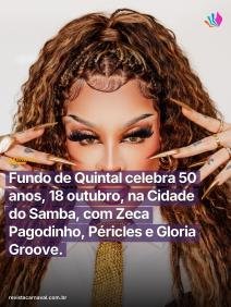 Cinquenta anos de Fundo de Quintal ecoando nas ruas do Rio, e a Cidade do Samba vai parar para celebrar essa história qu