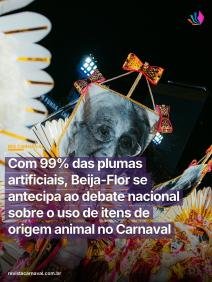 A Beija-Flor de Nilópolis dá um passo histórico rumo ao futuro do Carnaval ao abraçar de vez a sustentabilidade na Sapuc
