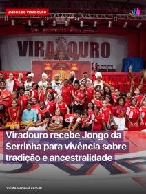 A quadra da Unidos do Viradouro transformou-se em um verdadeiro terreiro de ancestralidade e celebração da memória negra