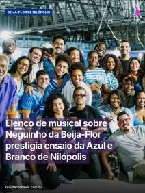 A emoção tomou conta da quadra nilopolitana em um encontro memorável entre o palco e a arte do terreiro. Na noite desta