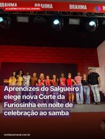 O futuro do samba salgueirense ganhou novas representantes em uma noite de pura emoção e quadra cheia na Silva Teles. A