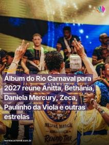 O samba-enredo ganha a dimensão máxima da MPB em uma obra que promete entrar para a história da folia carioca. Com lanç
