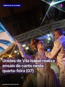 A engrenagem do Carnaval 2027 começa a girar com toda força na quadra da Unidos de Vila Isabel. Nesta quarta-feira, dia