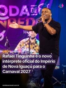 A voz do samba ganha um reforço de peso na Baixada Fluminense para a disputa do próximo ano. O Império de Nova Iguaçu c