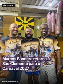 A São Clemente reforça seu time de pista e aposta em um talento conhecido para abrir os caminhos da comissão de frente n