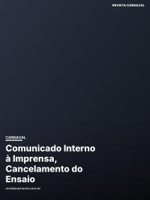 O apito do mestre silenciou mais cedo na Vila Vintém e a comunidade da Estrela Guia terá que esperar mais um pouco para