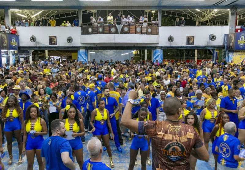 Unidos da Tijuca realiza últimos ensaios de canto na quadra e se prepara para o início dos ensaios de rua