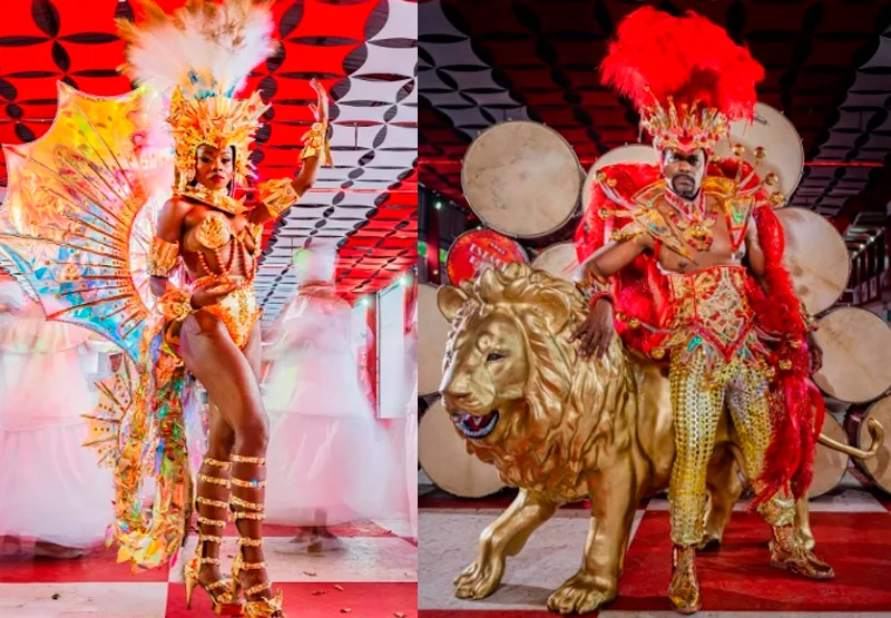 Unidos do Viradouro apresenta fantasias de composições de alegorias para o Carnaval 2026