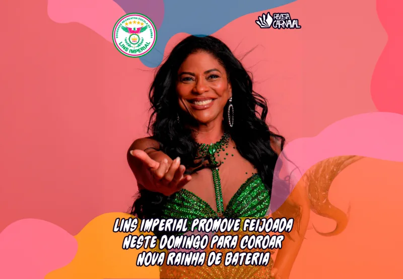 Lins Imperial promove feijoada neste domingo para coroar nova rainha de bateria