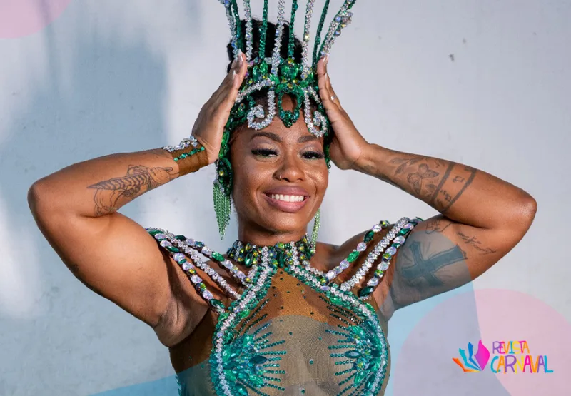 Juliana Rangel é a nova Rainha de Bateria do Cubango