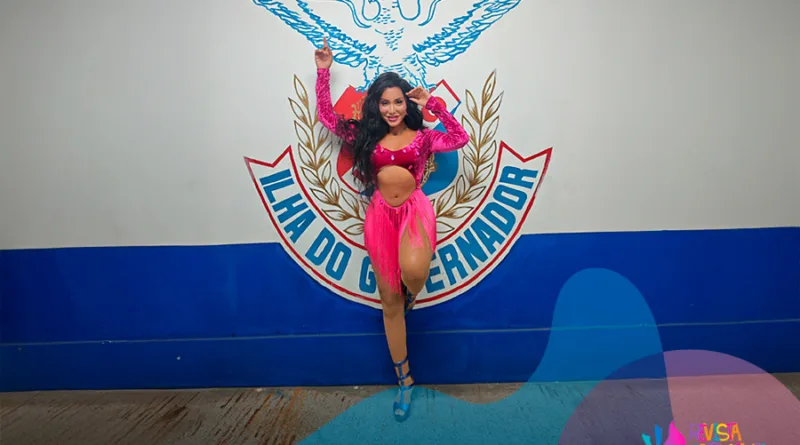 Amanda Fernandes reforça compromisso com a União da Ilha e chega ao terceiro ano como musa da agremiação